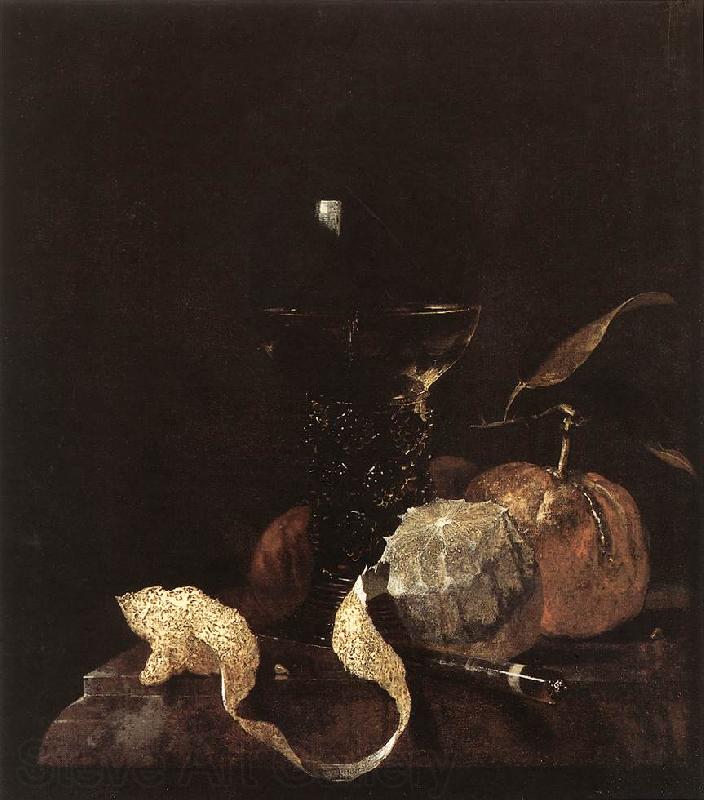 KALF, Willem Still-Life with Lemon, Oranges and Glass of Wine